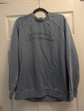 ethika Men's Crewneck Sweatshirt in Washed Blue